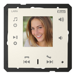 Wideodomofon intercom LARA-IC/MF kość słoniowa, design LOGUS90, EFAPEL, ELKOEP, iNELS, TMF, MF, BASE