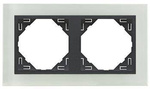 EFAPEL CRYSTAL MARCO 2-elementos Virdio/Gris 90920 TCS