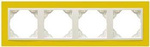 EFAPEL ANIMATO RAMKA 4-KROTNA ZÓŁTY LODOWY 90940RG