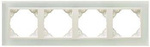 EFAPEL CRYSTAL MARCO 4-elementos Virdio/Hielo 90940 TCG