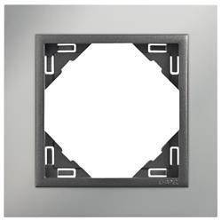 EFAPEL METALLO MARCO 1-elemento Aluminio/Gris 90910 TUS