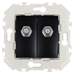 Efapel Quadro45 gniazdo RTV SAT 45989 KWPM