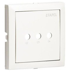 EFAPEL ELEMENT CENTRALNY DO WEJŚCIA 3-KANAŁOWEGO PERŁOWY 90853 PE