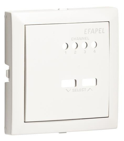 Efapel Base element centralny do selektora stereo biały 90705 TBR