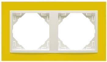 EFAPEL ANIMATO RAMKA 2-KROTNA ŻÓŁTY LODOWY 90920 RG