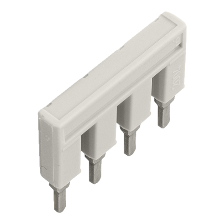 Wago mostek 4 - torowym z izolacją  jasnoszary 2004-404 1szt