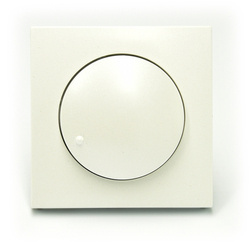 Efapel Aquarella pokrętło z elementem centralnym do ściemniacza lodowy 90721 TGE