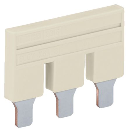 Wago mostek 3 - torowym z izolacją  jasnoszary 2016-403 1szt