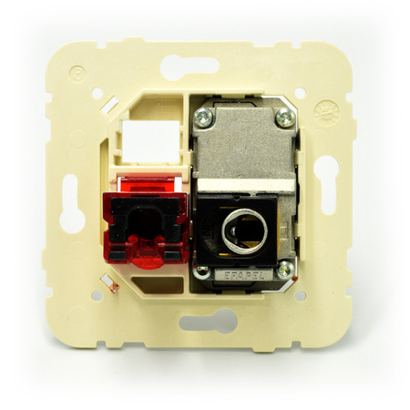 Efapel Logus90 gniazdo multimedialne rtv/sat końcowe z modułem RJ45 kat. 6 21544