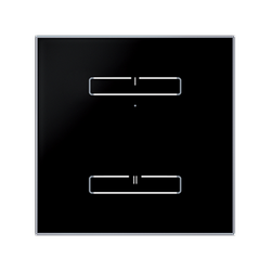 SZKLANY 2-kanałowy bezprzewodowy łącznik iNELS RFCONTROL - RFGB-20/B BLACK SHARP