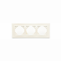 Efapel animato ramka 3-krotna perłowy 90930 tpp