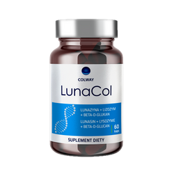 LunaCol Colway Lizozym Betaglukany suplement diety 60 kapsułek