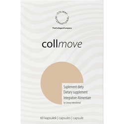 Colway CollMoveGlicyna Prolina Lizyna MSM Miedź Kwas Hialuronowy 60 kaps
