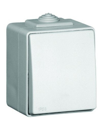 Efapel Waterproof48 łącznik schodowy n/t IP65 biały 48071 KBR