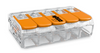 Wago złączka uniwersalna Compact do przewodów jednodrutowych wielodrutowych 5x 0,14-4 mm2 221-415 10 szt