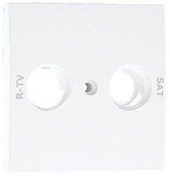 Efapel Aquarella element centralny do gniazda antenowego RTV SAT aluminium 90686 tal