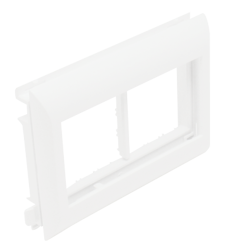 Efapel adapter podwójny do kanałów kablowych biały 10952 ABR