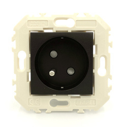 EFAPEL QUADRO45 GNIAZDO POJEDYNCZE Z UZIEMIENIEM 45112 KWPM