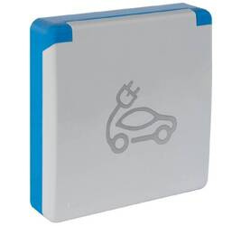 Efapel gniazdo do ładowania pojazdów elektrycznych p/t IP65 szary 81112 wallbox