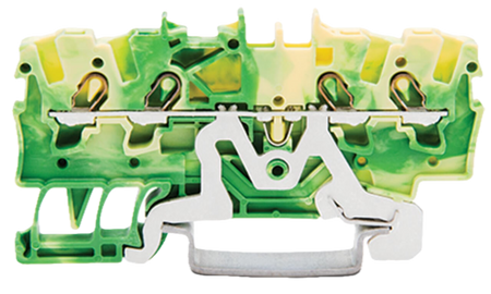 Wago złączka PE 4-przewodowa przewodowa na szynę DIN 1,5mm2 2001-1407 1szt