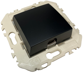 Efapel Quadro45 przyłącze kablowe głośnikowe czarny mat 45174 KWPM