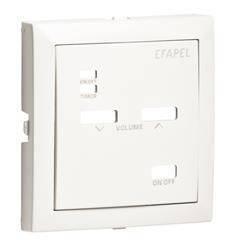 Efapel Base element centralny do sterownika dźwięku mono biały 90700 TBR