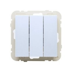 90088 KWBR - EFAPEL -  Triple Interruptor - Mecanismo - tienda - ES - ESPAÑA - blanco