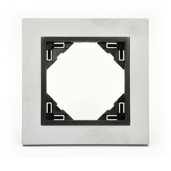 EFAPEL METALLO RAMKA 1-KROTNA ALUMINIUM GRAFIT 90910 US