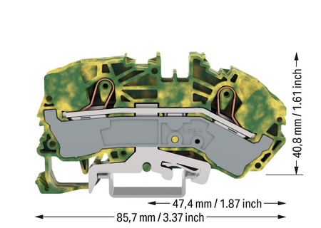 221-412 WAGO Borna de conexión COMPACT 100 piezas