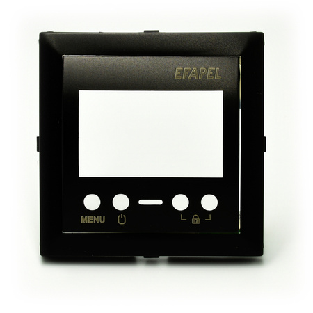 Efapel Base element centralny do termostatu czarny 90748 TPM