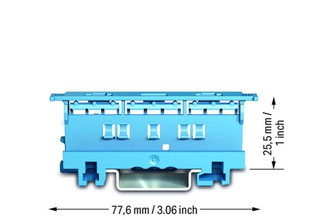 Wago adapter montażowy na szynę DIN TS35 i śrubowy 221-500/000-006 1szt