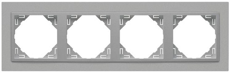 EFAPEL ANIMATO RAMKA 4-KROTNA ALUMINIUM 90940 AA