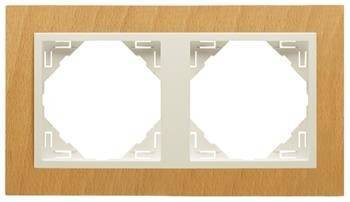 EFAPEL MARCO DE ARBORE 2-elementos Haya/Perla 90920 TFP