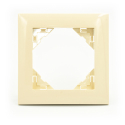 90910 TMF - EFAPEL - BASE - Marco básico de plástico, 1-elemento / Marfil