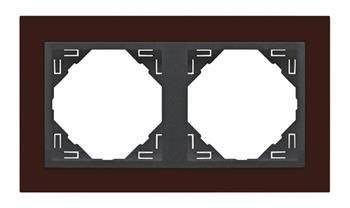 EFAPEL ANIMATO MARCO 2-elementos Rojo intenso/Gris 90920 TBS