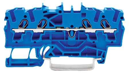 Wago złączka 4-przewodowa przelotowa na szynę DIN 2,5mm2  2002-1404 1szt