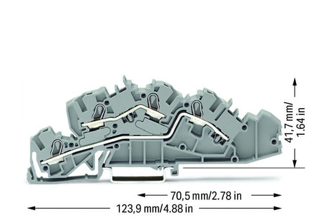 221-412 100 pcs WAGO COMPACT Splicing Connector