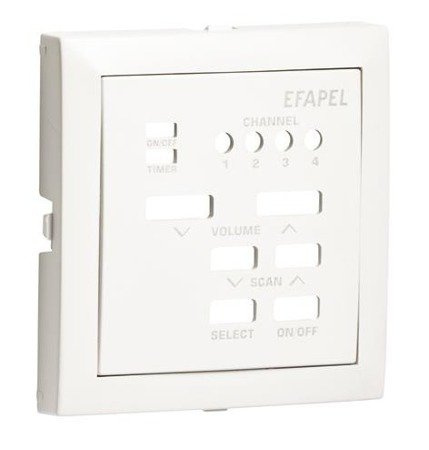 Efapel Aquarella element centralny do sterwonika dźwięku lodowy 90708 TGE