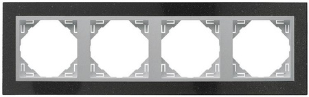 EFAPEL MARCO DE GRANITO 4-elemento Granito/ALUMINIO 90940 TGA