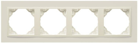 Efapel animato ramka 4-krotna perłowy 90940 tpp