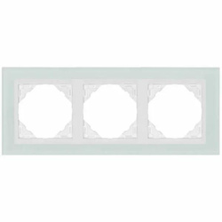 EFAPEL CRYSTAL MARCO 1-elemento Virdio/Hielo 90910 TCG