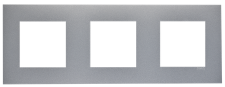 EFAPEL QUADRO45 RAMKA 3-KROTNA ALUMINIUM 45930 KBR