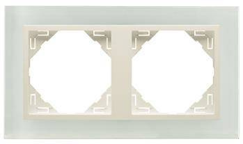 EFAPEL CRYSTAL MARCO 2-elementos Virdio/Perla 90920 TCP