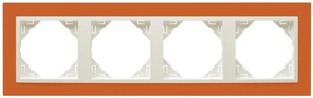 EFAPEL ANIMATO RAMKA 4-KROTNA POMARAŃCZ 90940 JG