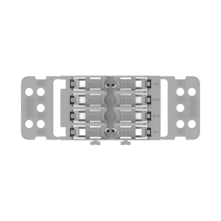 Wago adapter z odciążeniem przewodów 4- torowy 221-2514 1 szt