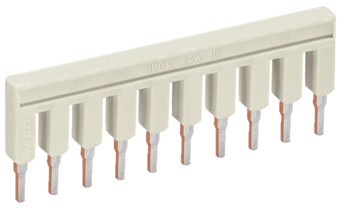 Wago mostek 10 - torowym z izolacją  jasnoszary 2002-410 1szt
