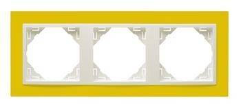 EFAPEL ANIMATO RAMKA 3-KROTNA ŻÓŁTY LODOWY 90930 RG