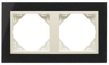 EFAPEL MARCO DE GRANITO 2-elemento Granito/Perla 90920 TGP