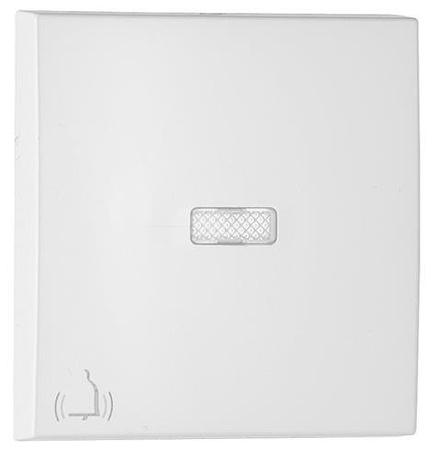 EFAPEL BASE KLAWISZ DO ŁĄCZNIKA ZWIERNEGO Z PODŚWIETLENIEM SYMBOL DZWONEK BIAŁY 90795 BR