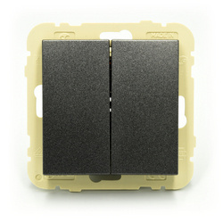 90061 KWIS - EFAPEL - Doble Interruptor - Mecanismo - tienda - ES - ESPAÑA - gris